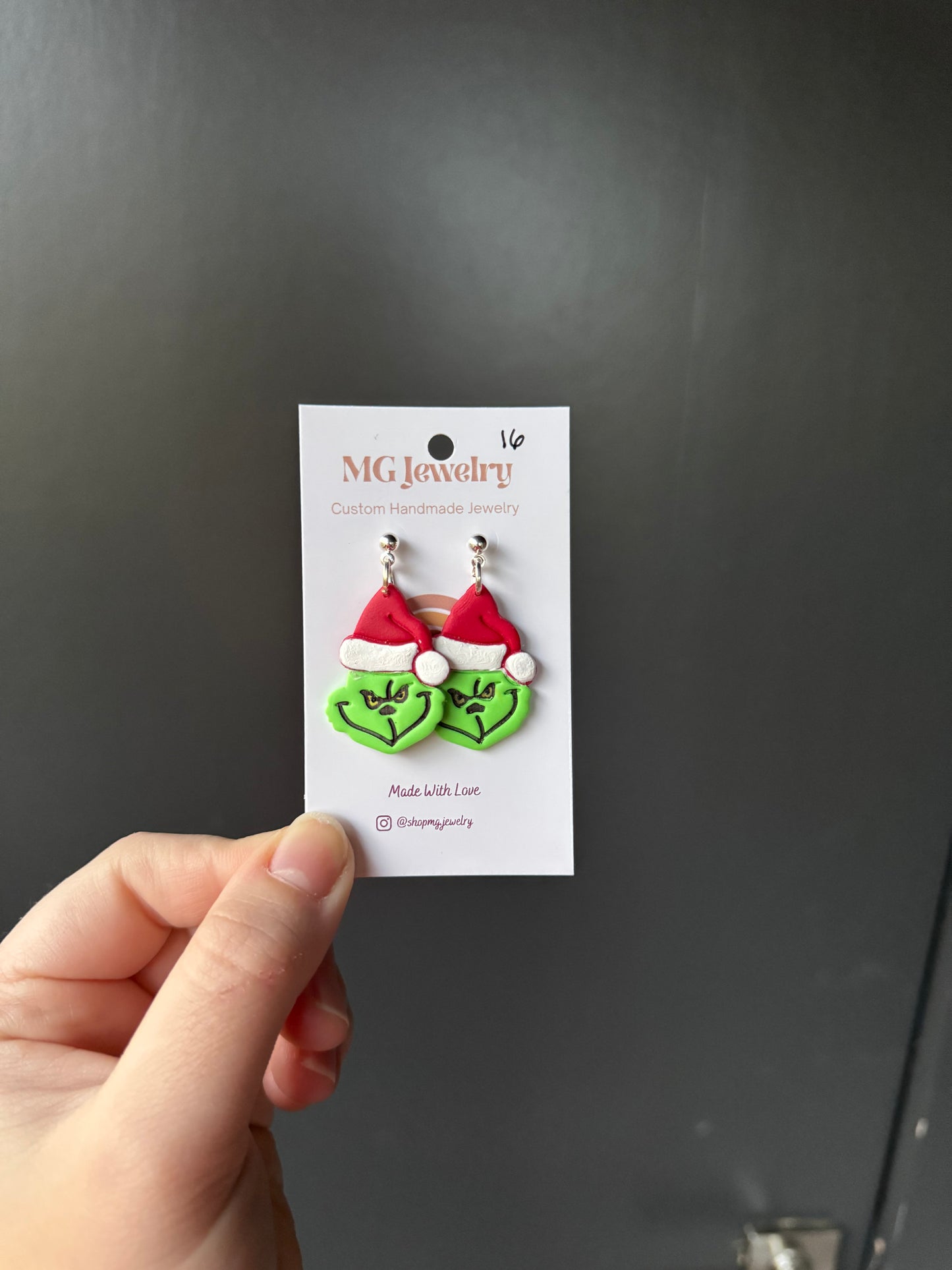 Grinch Earrings