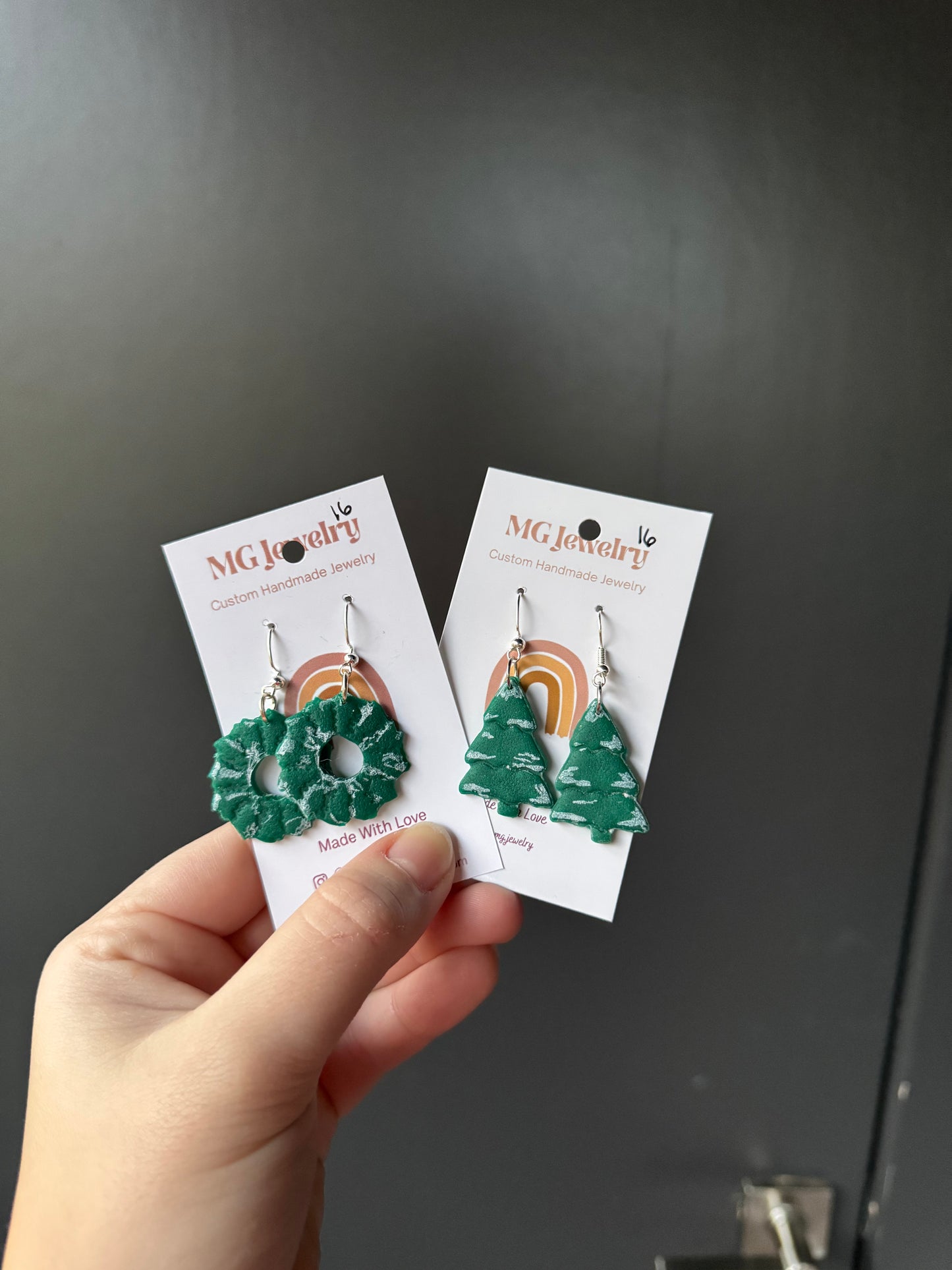 Christmas Tree Earrings