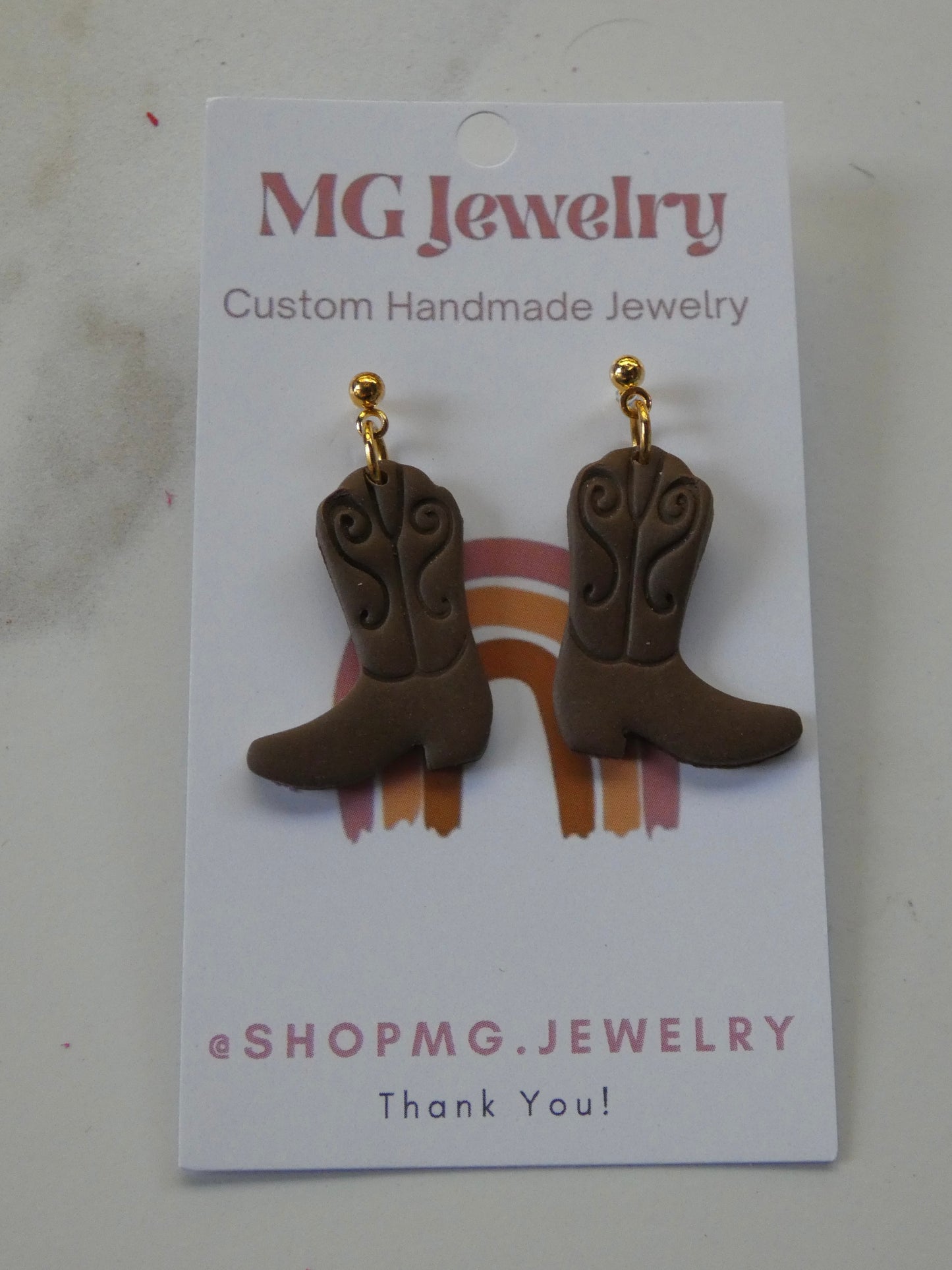 Cowboy Boot Earrings