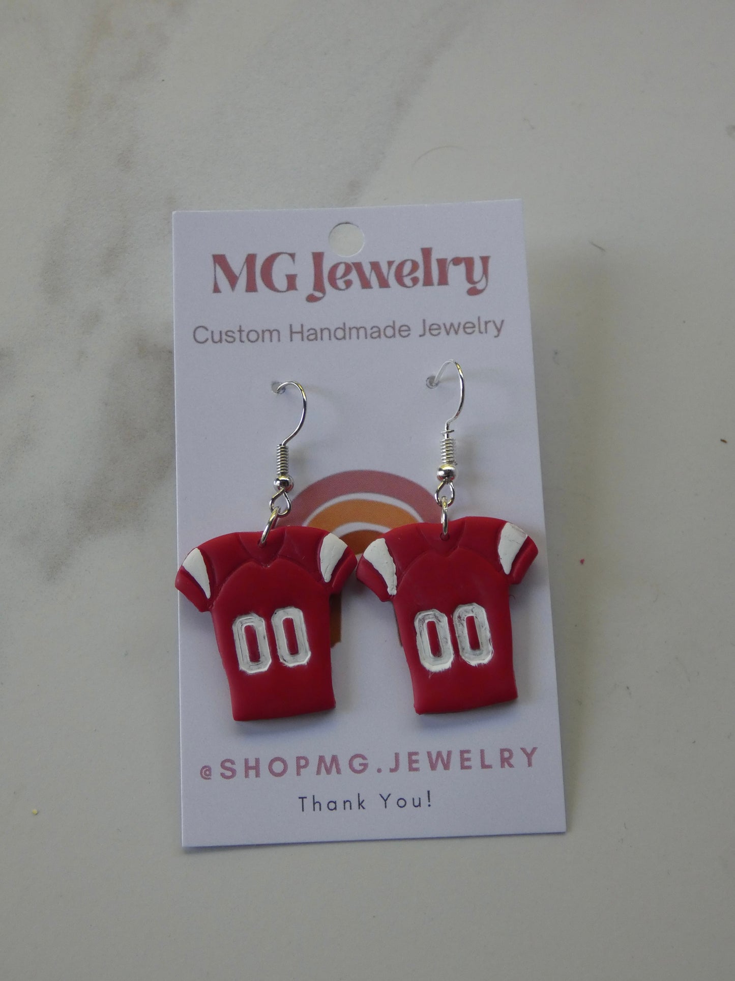 Football Jersey Earrings