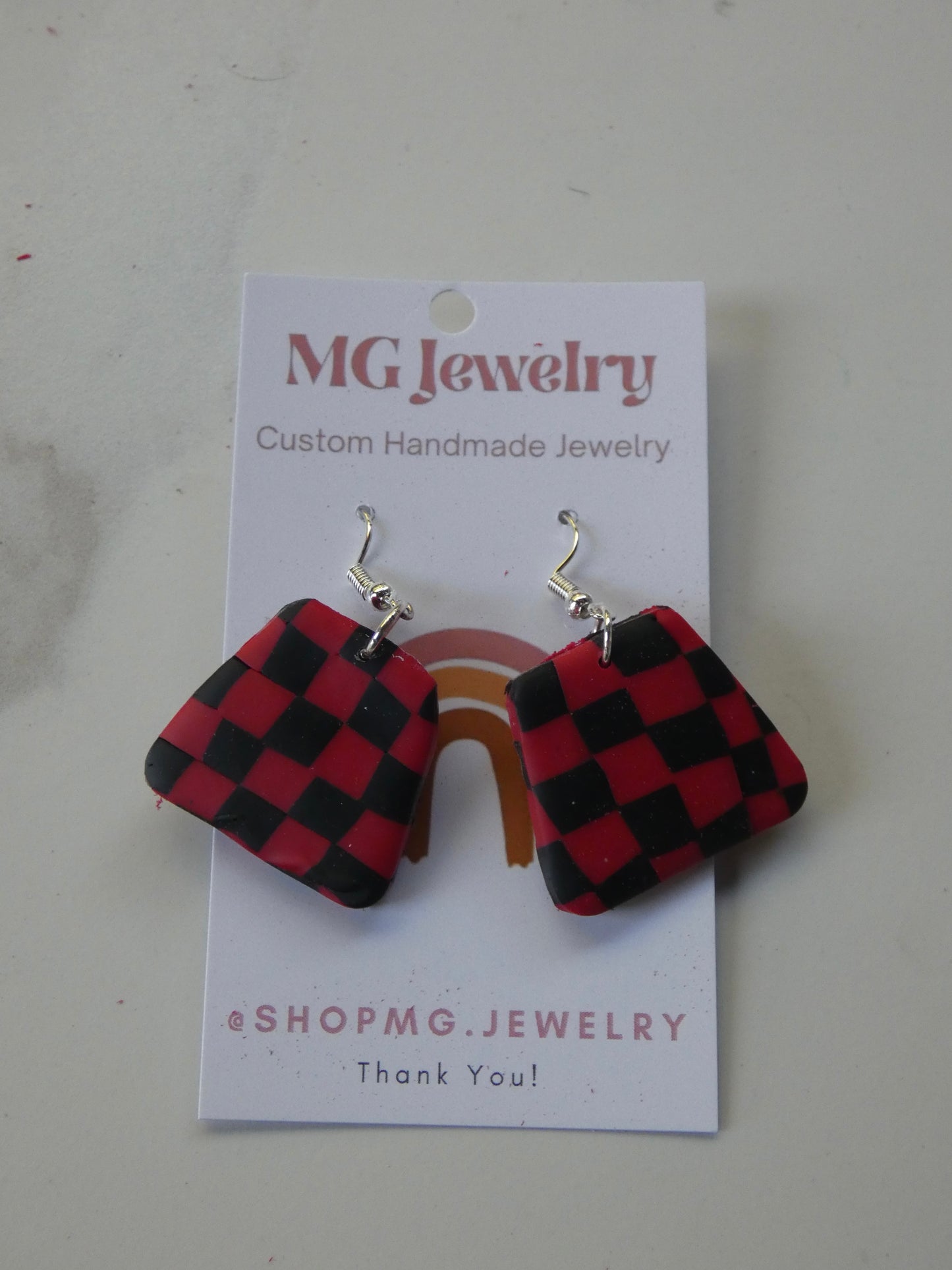 Checkerboard Earrings