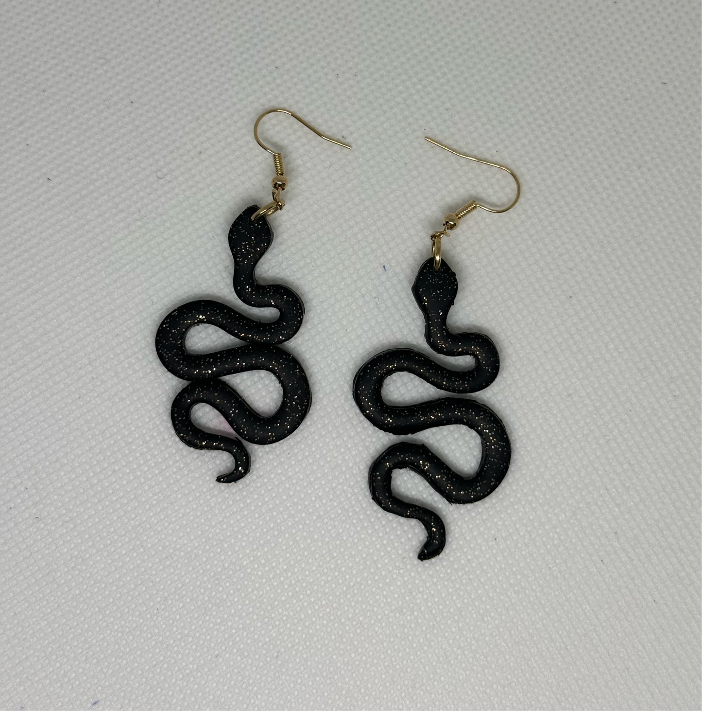 Sparkly Snake Earrings