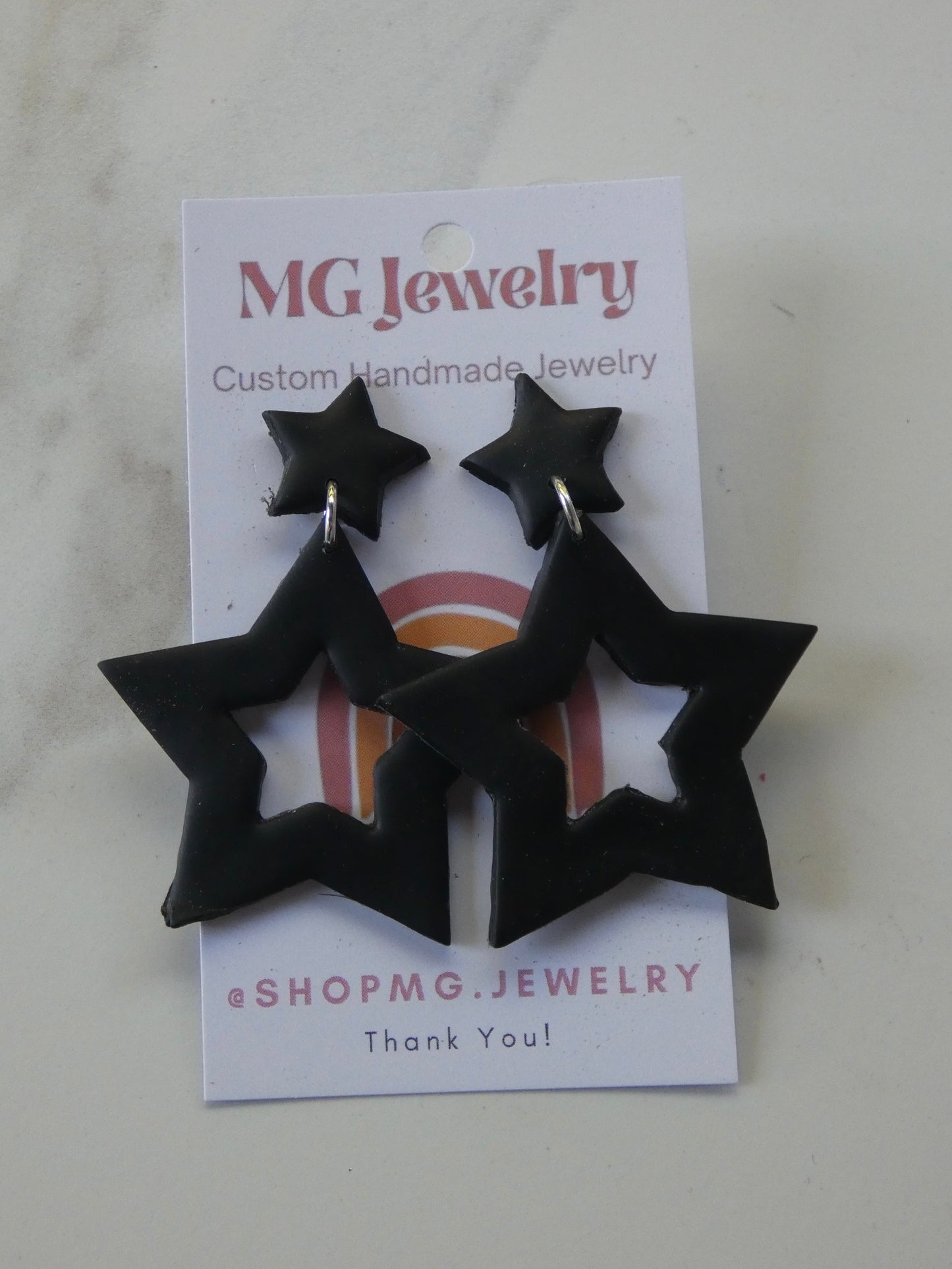 Double Star Earrings