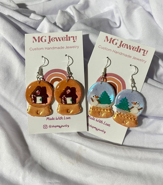 Snow Globe Earrings