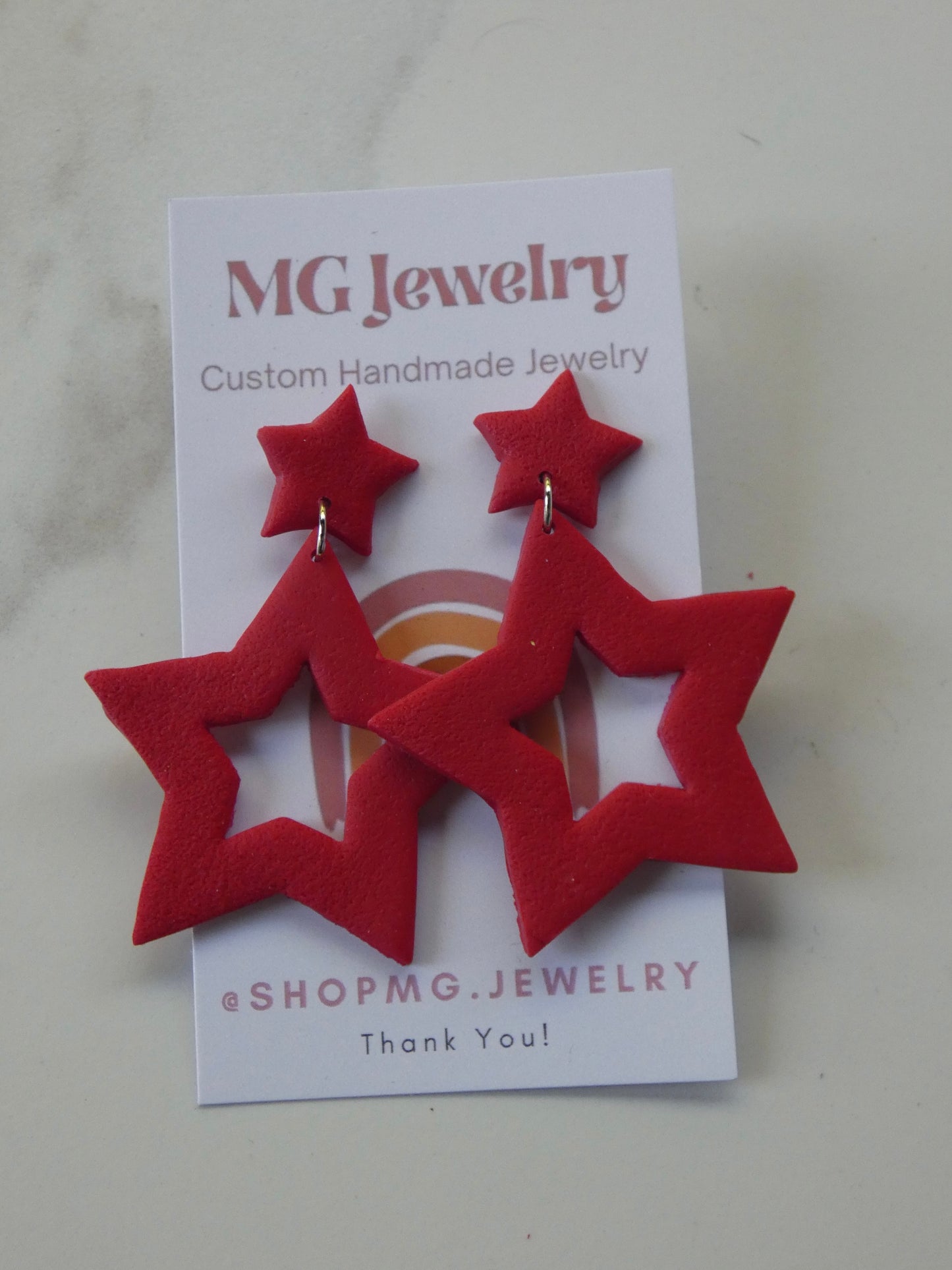 Double Star Earrings