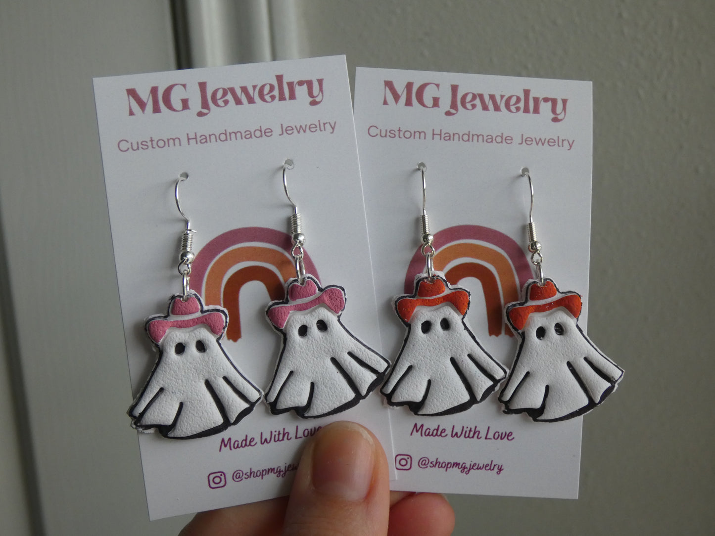 Cowboy Ghost Earrings