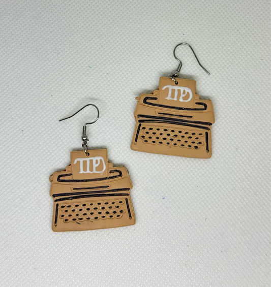 Typewriter Earrings