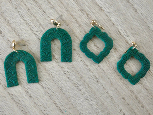 St. Paddy's Green Earrings