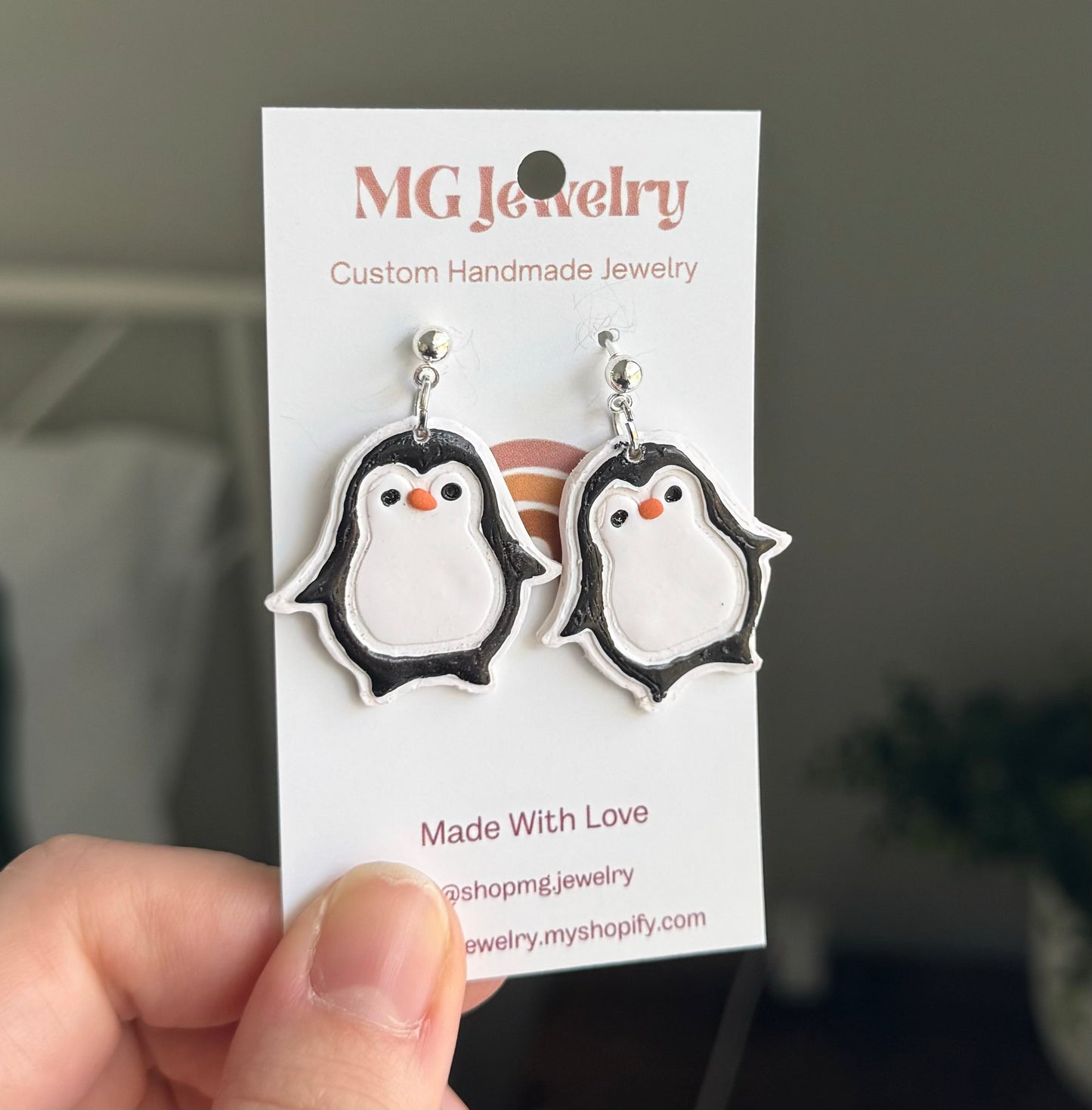 Penguin Earrings