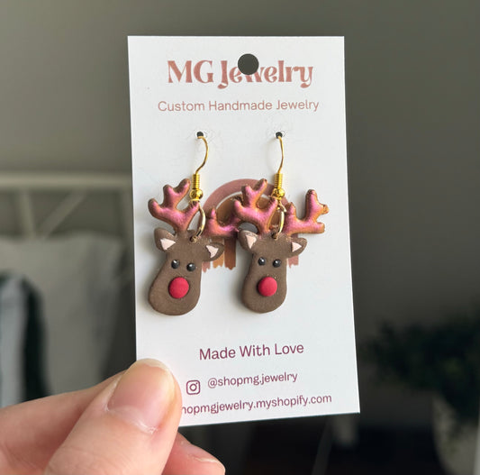 Reindeer Earrings