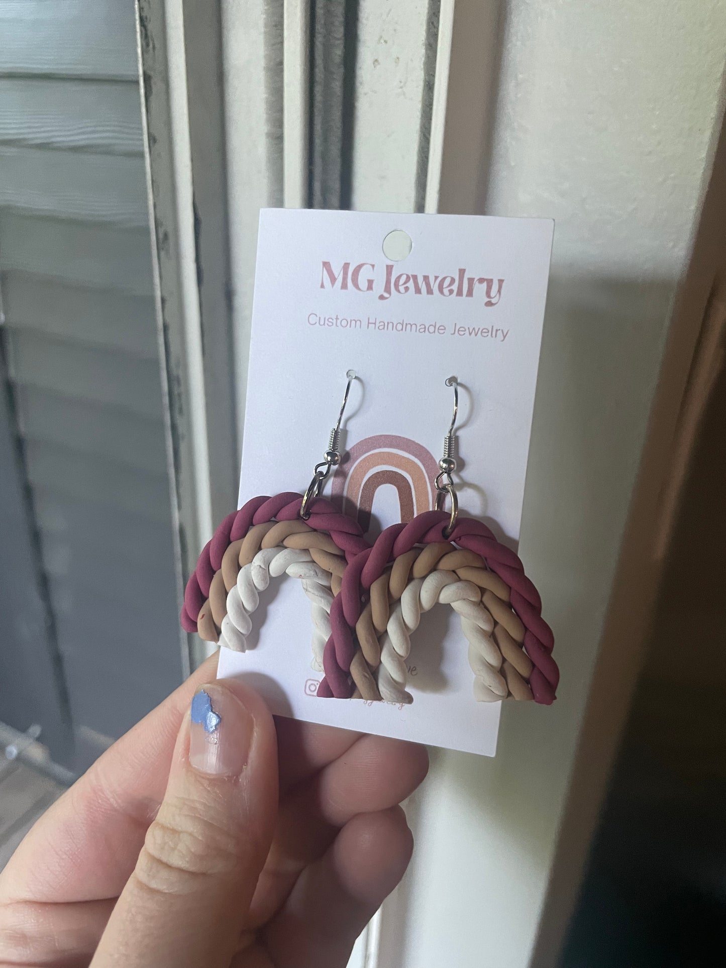 Twisted Rainbow Earrings