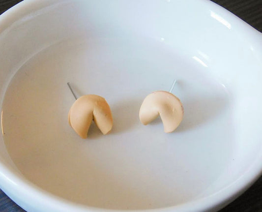 Fortune Cookie Studs