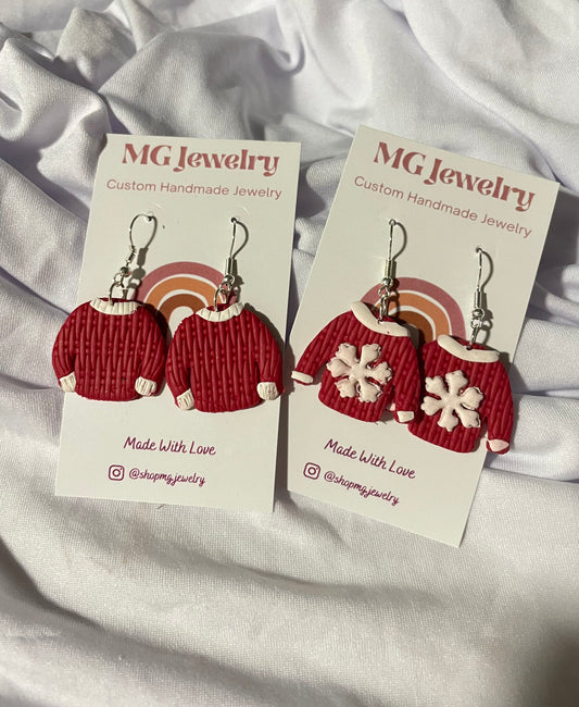 Holiday Sweater Earrings