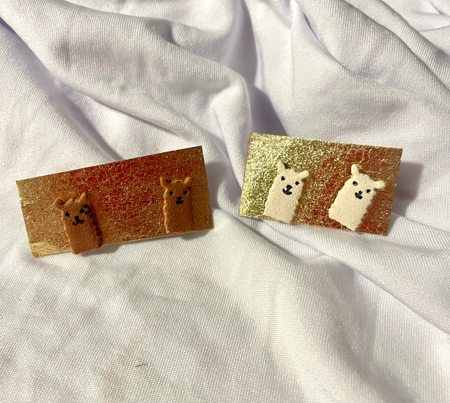 Alpaca Stud Earrings