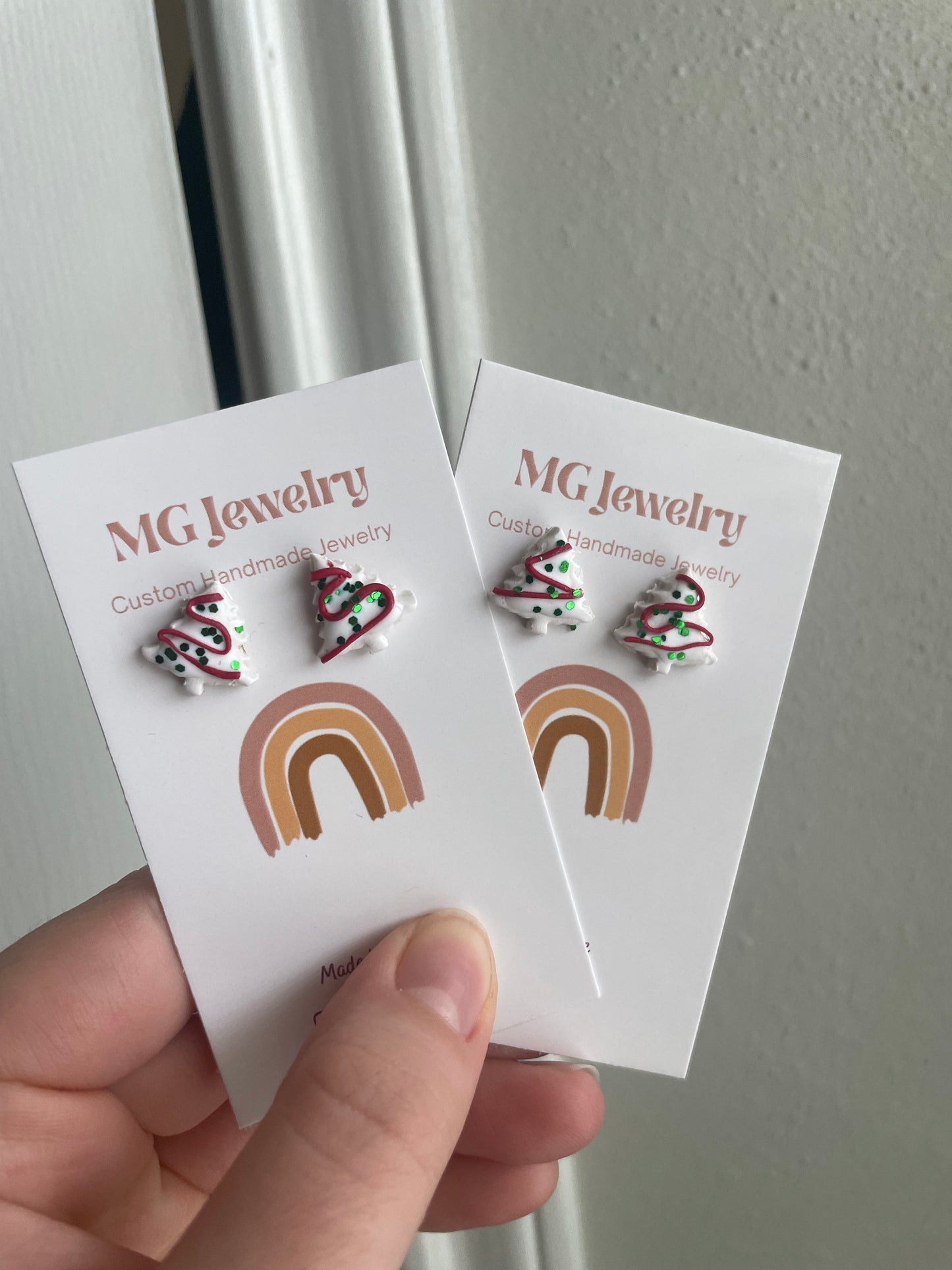 Holiday Cookie Stud Earrings