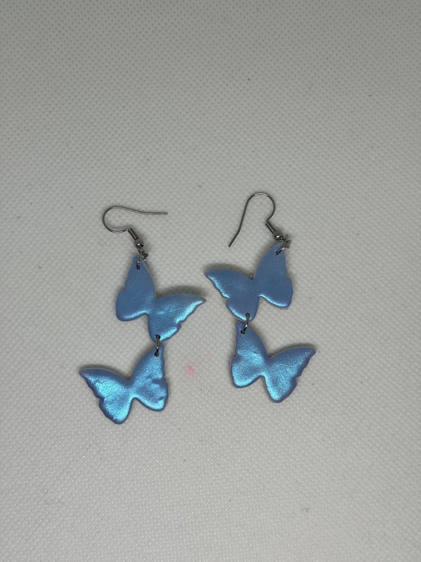 Shimmery Blue Butterflies